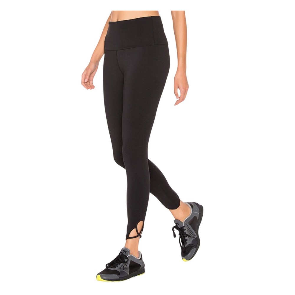 FP Movement Moonshadow Black Ankle Cutout Leggings Yoga Pants Size S